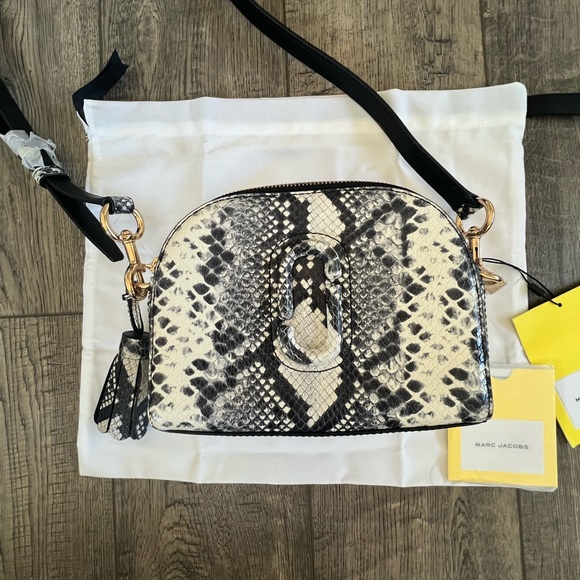 Marc Jacobs Shutter Snake Embossed Leather Crossbody Bag - Picture 3 of 6